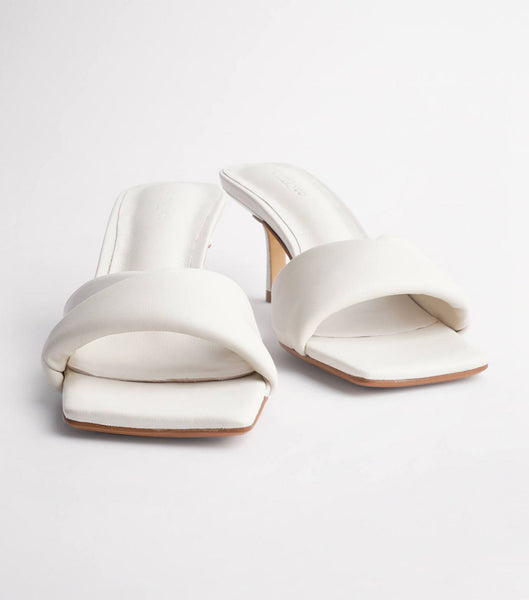 Tacones bajos Tony Bianco Alexa Dove Nappa 6.5cm Blancas | ZECMJ34278