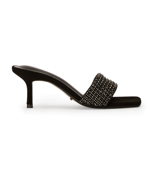 Tacones bajos Tony Bianco Amos Black Crystal/Black Suede 6.5cm Negras | MECFT81925