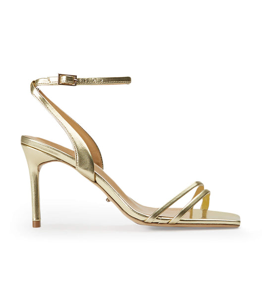 Tacones bajos Tony Bianco Camelia Gold Nappa Metallic 8.5cm Doradas Metal | ECICD57169