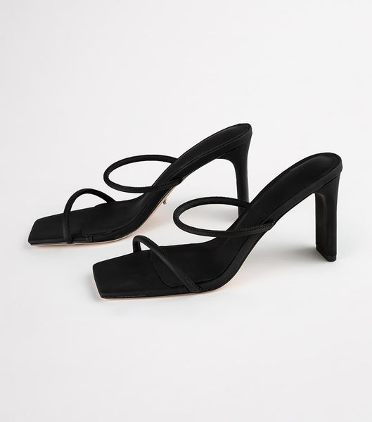 Tacones bajos Tony Bianco Concord Black Galaxy 8.5cm Negras | EECHC70830