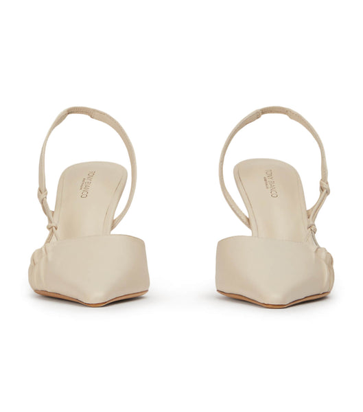 Tacones bajos Tony Bianco Sakai Dove Nappa 8cm Blancas | MECFT58295