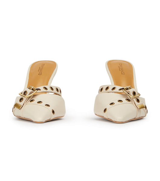 Tacones bajos Tony Bianco Savoir Bone Venice 8cm Beige | QECUV67828