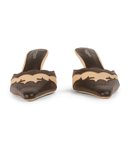 Tacones bajos Tony Bianco Shuga Beech/Chocolate 8cm Chocolate | MECHR95904