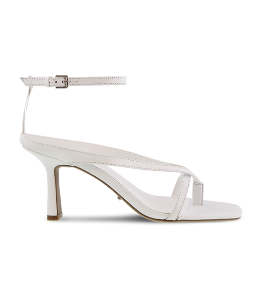 Tacones con tiras Tony Bianco Becca White Sheep Nappa 7.5cm Blancas | ZECNQ97300