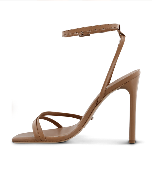 Tacones con tiras Tony Bianco Fiance Skin Capretto 11cm Arena | ECIIZ83827