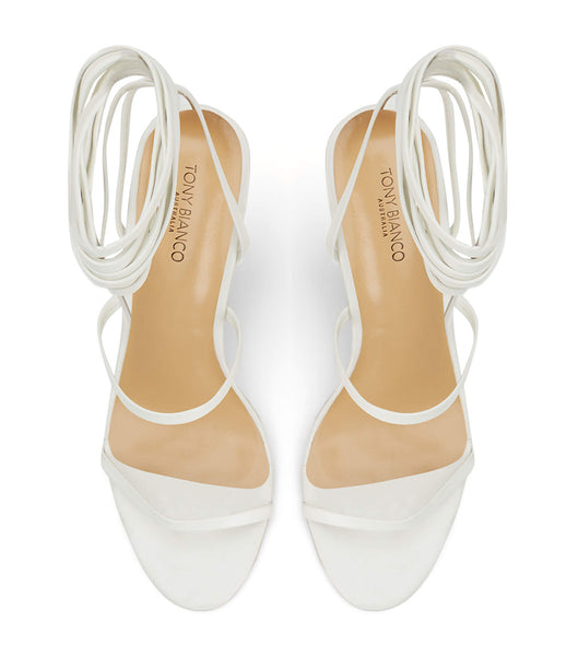 Tacones con tiras Tony Bianco Gabriella Milk Capretto 11cm Blancas | TECPQ66108