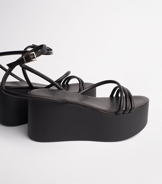 Tacones con tiras Tony Bianco Tory Black Sheep Nappa 9.5cm Negras | ECCIF71966