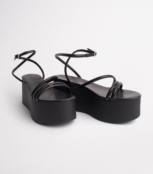 Tacones con tiras Tony Bianco Tory Black Sheep Nappa 9.5cm Negras | ECCIF71966