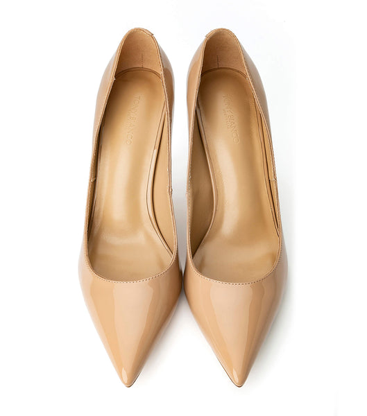 Tacones de aguja Tony Bianco Anja Nude Patent 10.5cm Beige | ECDFL49223