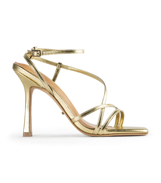 Tacones de aguja Tony Bianco Franci Gold Nappa Metallic 10.5cm Doradas Metal | ECDYB75890