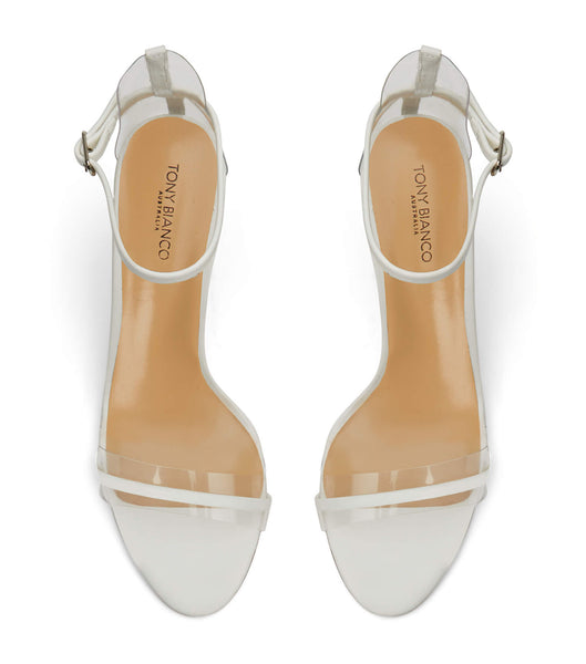 Tacones de aguja Tony Bianco Houston Milk Capretto 8.5cm Blancas | QECUV17178