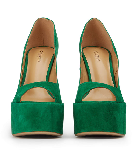 Tacones de aguja Tony Bianco Jolee Jade Suede 15cm Verde | TECWZ90502