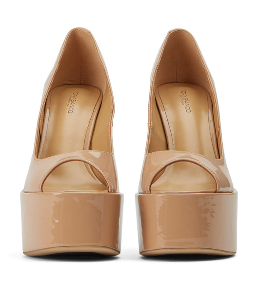 Tacones de aguja Tony Bianco Jolee Nude Patent 15cm Beige | ECDFL56587