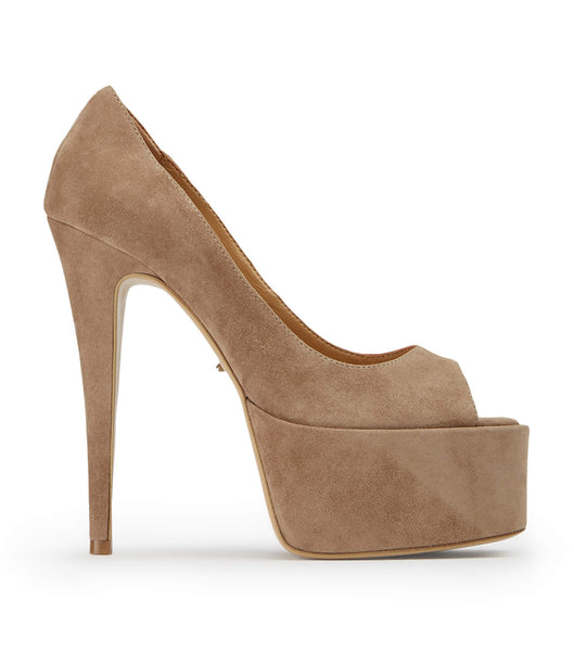 Tacones de aguja Tony Bianco Jolee Stone Suede 15cm Gris | MECFT88093