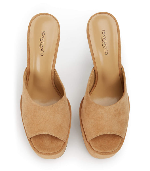 Tacones de aguja Tony Bianco Jordyn Butterscotch Suede 15cm Marrones | QECWA45170