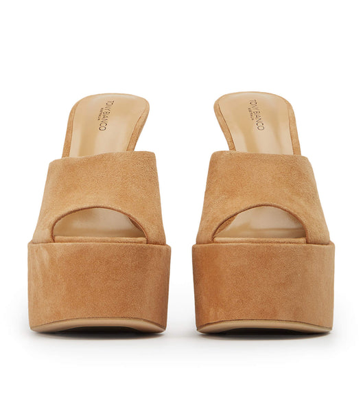 Tacones de aguja Tony Bianco Jordyn Butterscotch Suede 15cm Marrones | QECWA45170