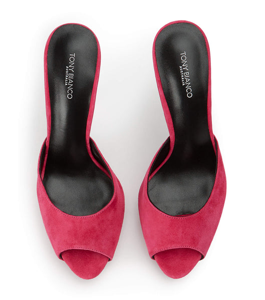 Tacones de aguja Tony Bianco Love Lipstick Suede 12cm Rojas | EECVG79407