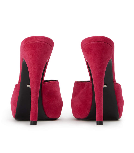 Tacones de aguja Tony Bianco Love Lipstick Suede 12cm Rojas | EECVG79407