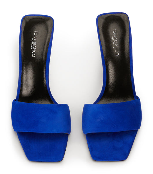 Tacones de aguja Tony Bianco Natalie Azure Suede 10.5cm Azur | ECQCS55554