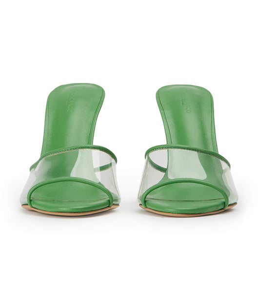 Tacones de aguja Tony Bianco Riana Clear Vinylite/Acid Green 9.5cm Verde | ECZPD49418