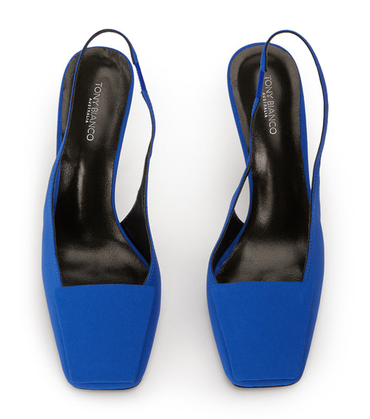 Tacones de aguja Tony Bianco Rue Azure Crepe 10.5cm Azur | YECGT20693