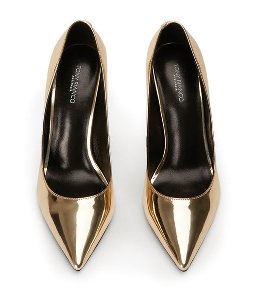 Tacones de evento Tony Bianco Anja Gold Shine 10.5cm Doradas | ECIIZ66431