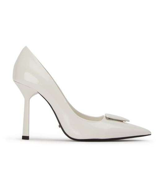 Tacones de evento Tony Bianco Gema White Hi Shine 10cm Blancas | FECUI85779