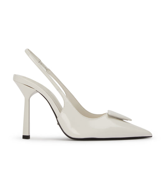 Tacones de evento Tony Bianco Ginger White Hi Shine 10cm Blancas | GECUC28238