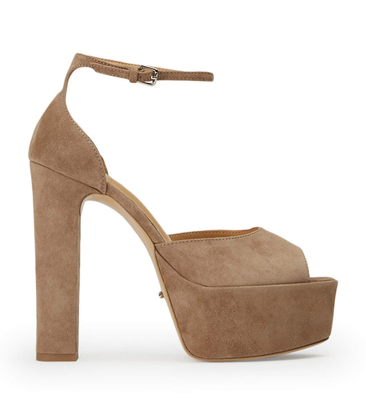 Tacones de evento Tony Bianco Jayze Stone Suede 14cm Gris | GECEC71485