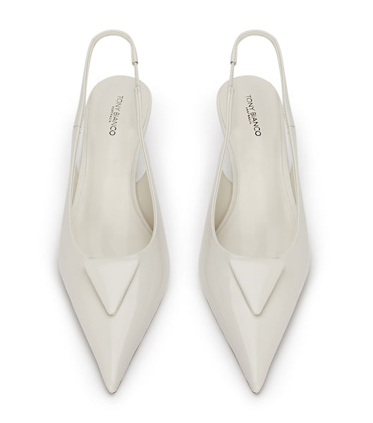 Tacones de evento Tony Bianco Kimmy White Hi Shine 4.5cm Blancas | ECXBR78989