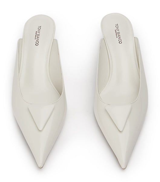 Tacones de evento Tony Bianco Kira White Hi Shine 4.5cm Blancas | FECHY31905