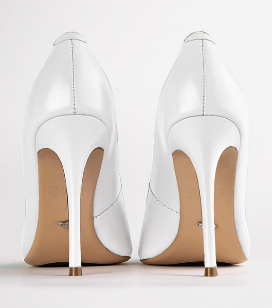 Tacones de evento Tony Bianco Lotus Milk Capretto 10.3cm Blancas | LECSX77780