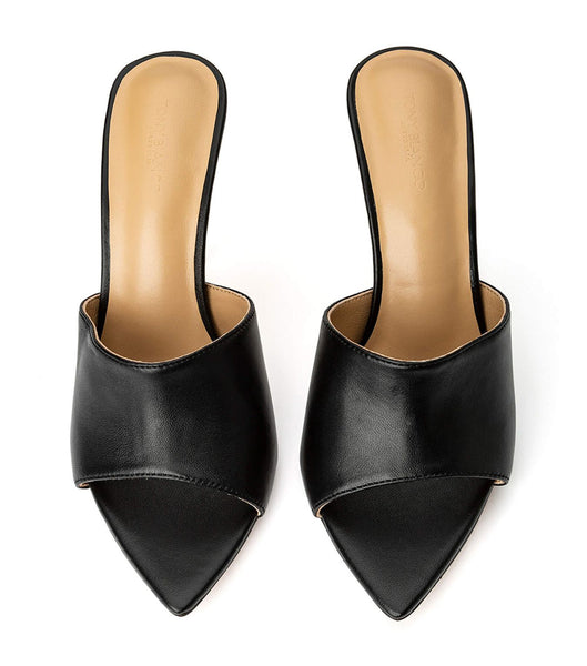 Tacones de evento Tony Bianco Mylo Black Nappa 10.5cm Negras | QECWA45026