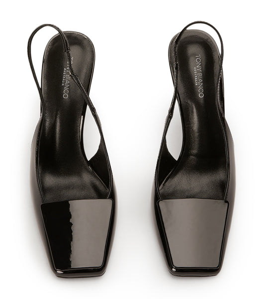 Tacones de evento Tony Bianco Rue Black Patent 10.5cm Negras | ECCIF91547