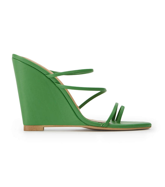 Wedges Tony Bianco Gaia Acid Green 11cm Verde | ECXBR55779