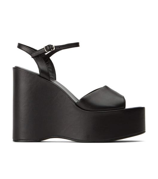 Wedges Tony Bianco Vanity Black Como 13cm Negras | FECUI98942