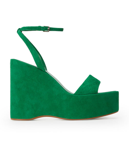 Wedges Tony Bianco Vesna Jade Suede 13cm Verde | BECSD95698