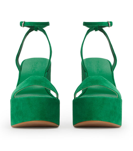 Wedges Tony Bianco Vesna Jade Suede 13cm Verde | BECSD95698