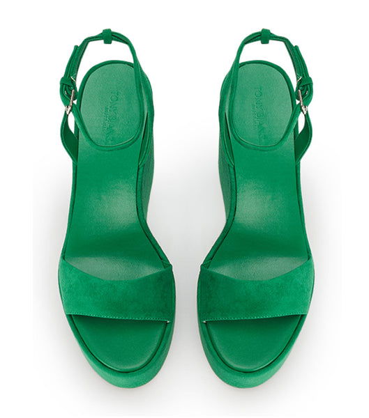 Wedges Tony Bianco Vesna Jade Suede 13cm Verde | BECSD95698