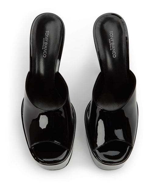 Zapatos Plataforma Tony Bianco Jordyn Black Patent 15cm Negras | ECNZX47670