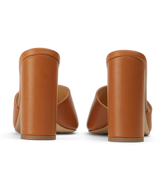 Zapatos Tacon Bloque Tony Bianco Farani Tan Como 10.5cm Marrones | ECCIF25981