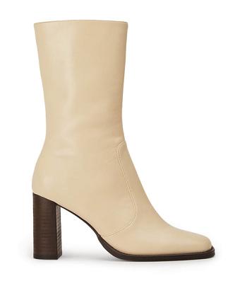 Botas de Tacon Tony Bianco Atlanta Ecru Venice 8.5cm Blancas | LECSX31741