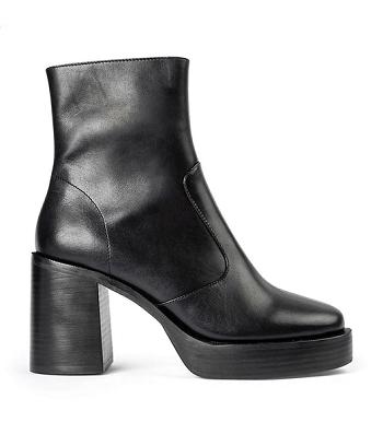 Botas de Tacon Tony Bianco Thunder Black Como 9cm Negras | ECIIZ70478