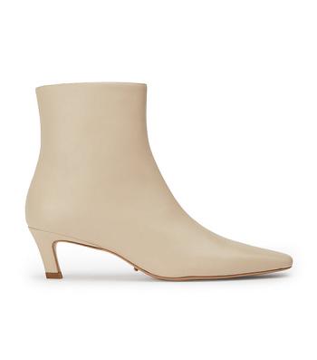 Botas de Tacon Tony Bianco Vicci Vanilla Nappa 5cm Amarillo Claro | GECEC27902