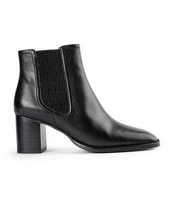 Botas de Tacon Tony Bianco Wager Black Como 6.5cm Negras | DECKV52406