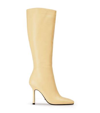 Botas de tacón de aguja Tony Bianco Havana Butter Nappa 10.5cm Amarillo | ECXBR12599