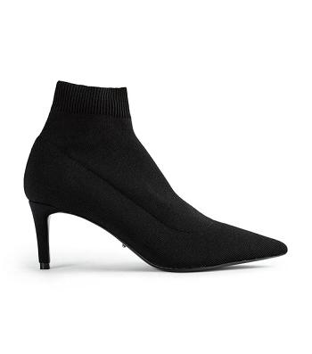 Botas elásticas Tony Bianco Gwen Black Sock Knit 6.5cm Negras | ECZPD52534