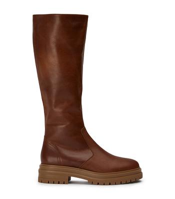 Botas hasta las rodillas Tony Bianco Wanda Cognac 4.5cm Marrones | LECSX47825