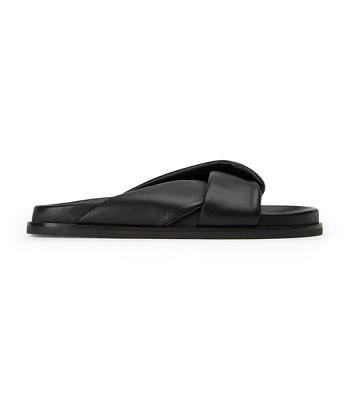 Chanclas Tony Bianco Lora Black Nappa 1.5cm Negras | AECWC20524