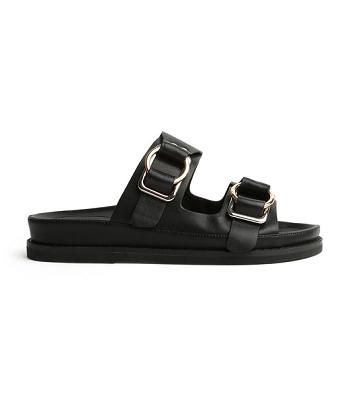 Flat Sandals Tony Bianco Hunter Black Como 3.5cm Negras | ECQCS19090